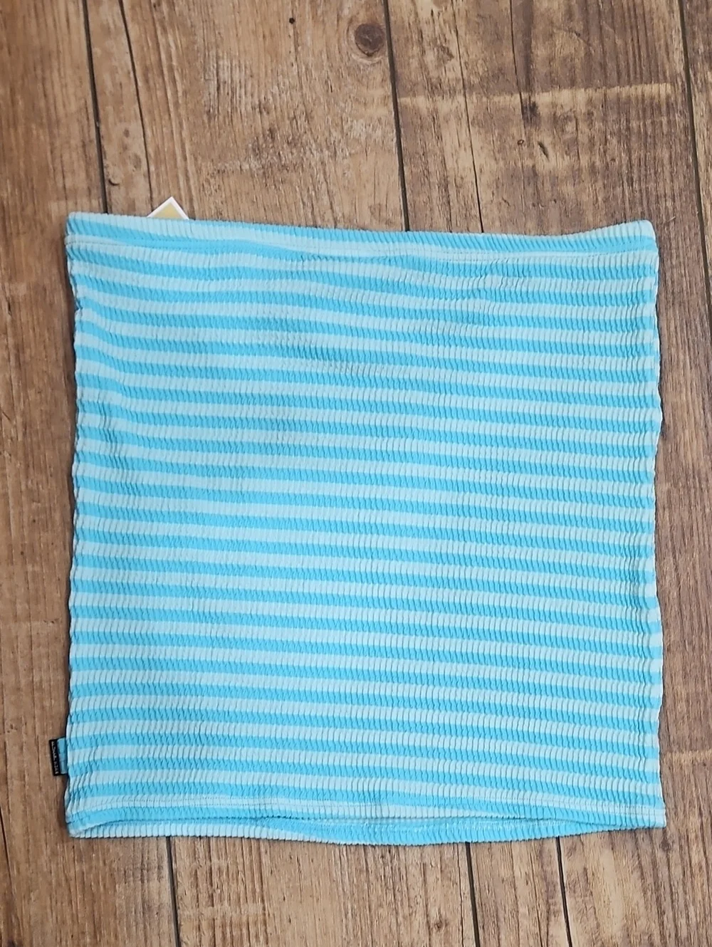 MICHAEL Michael Kors Turquoise Striped Ribbed Mini Skirt